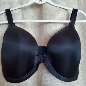 Elomi Plus Size Bra Smooth Plunge  Black 38G